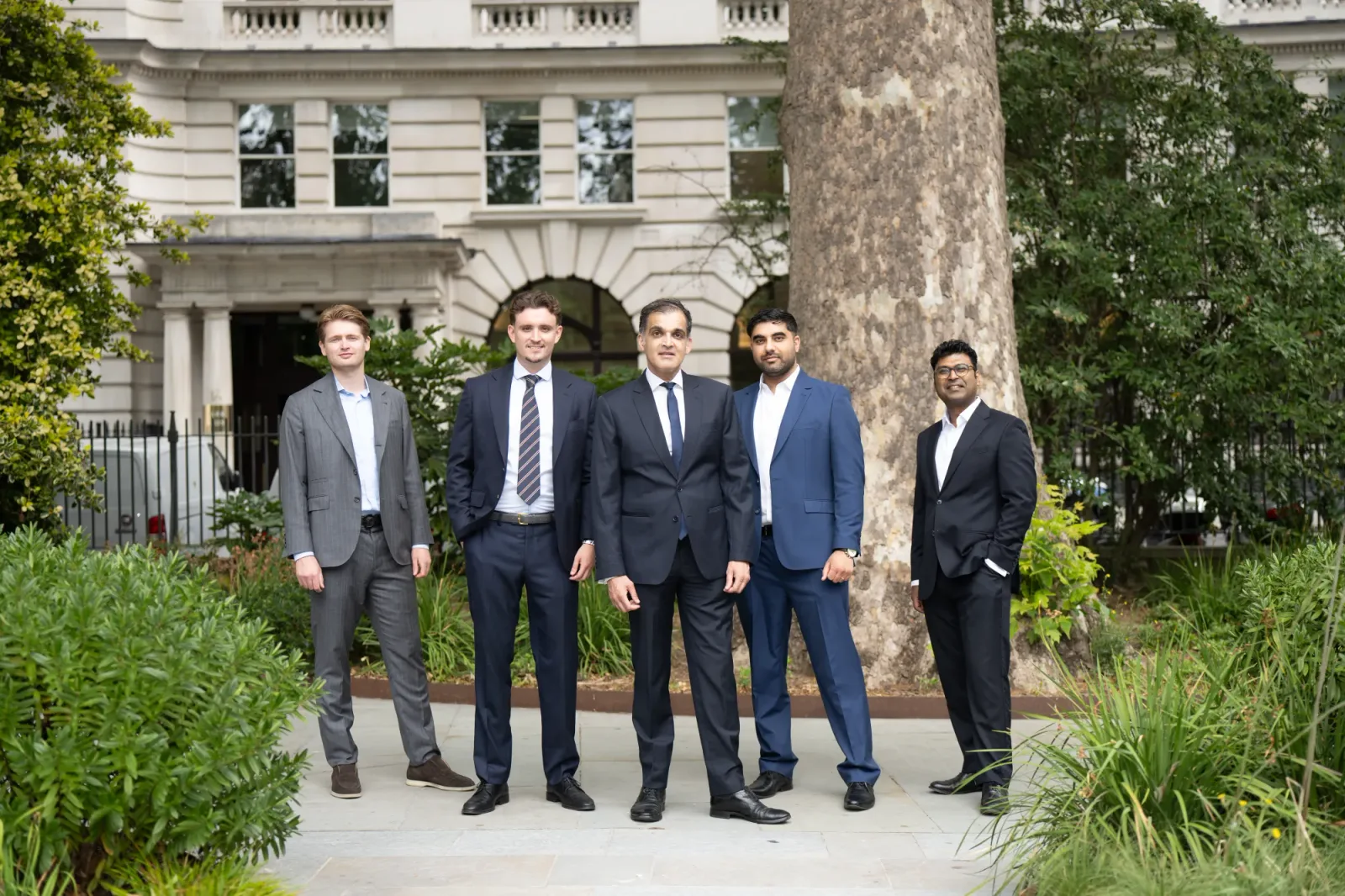 The Binary Capital team in the City of London