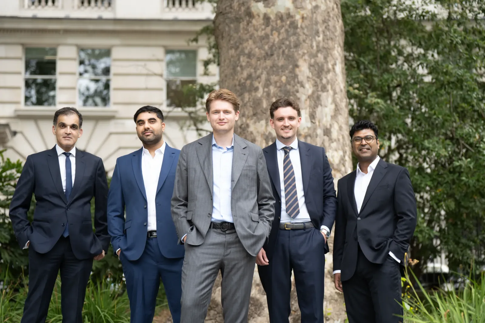The Binary Capital team together in the City of London